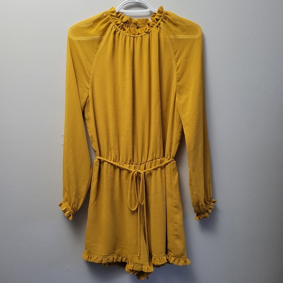 Wayf Marigold Long Sleeve Romper - Picture 4 of 9
